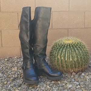 G By Guess Leather Boots